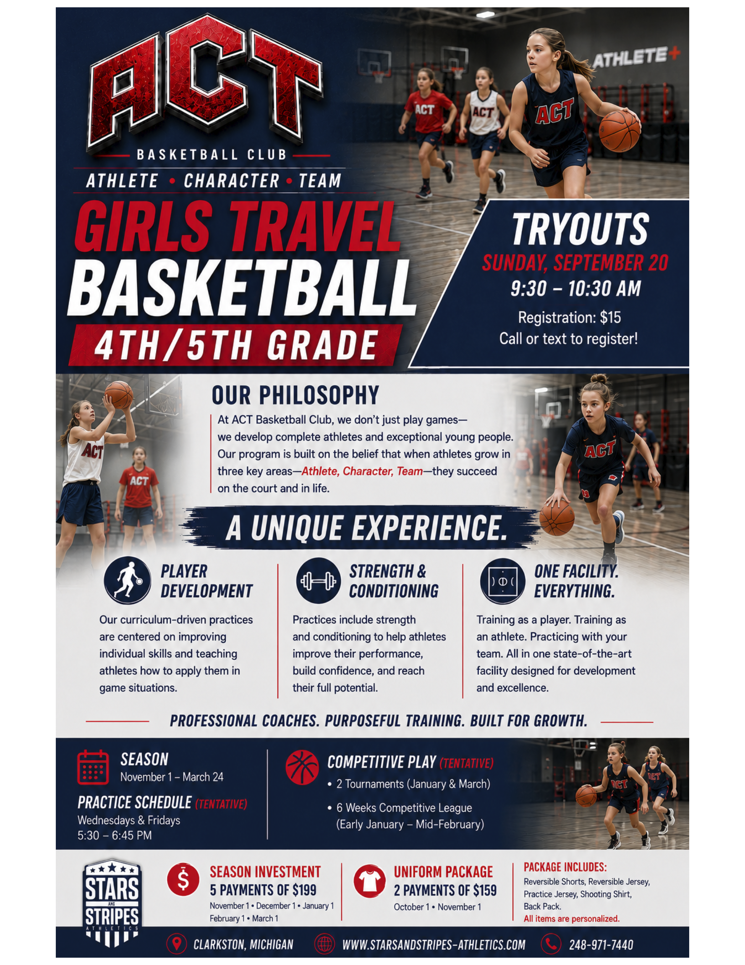 basketball team flyer