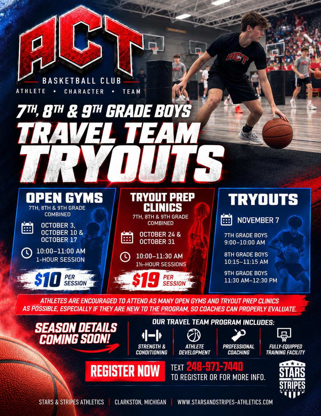 Travel Basketball Flyer