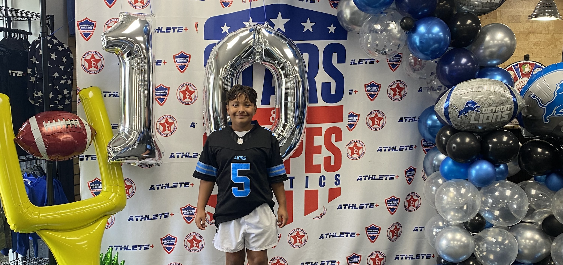 Birthday party boy